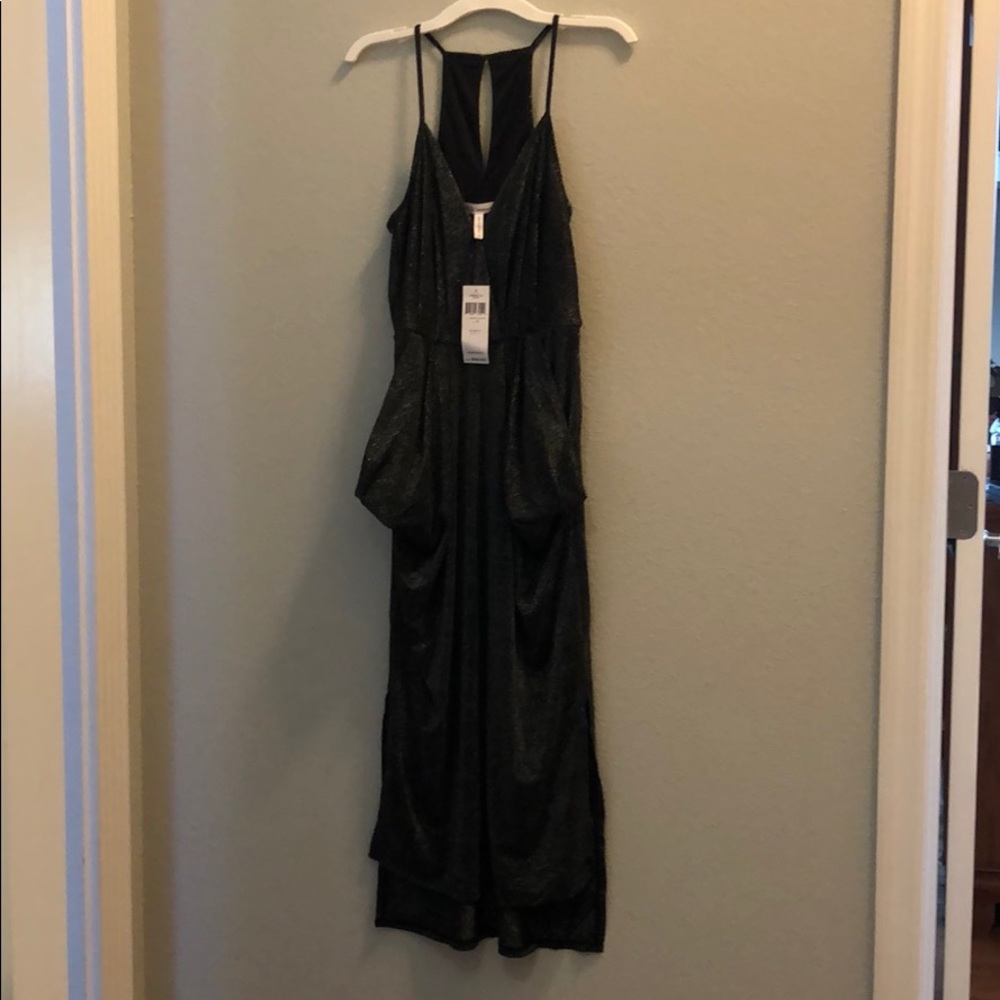 BCBG dress with pockets & side slits in both sides